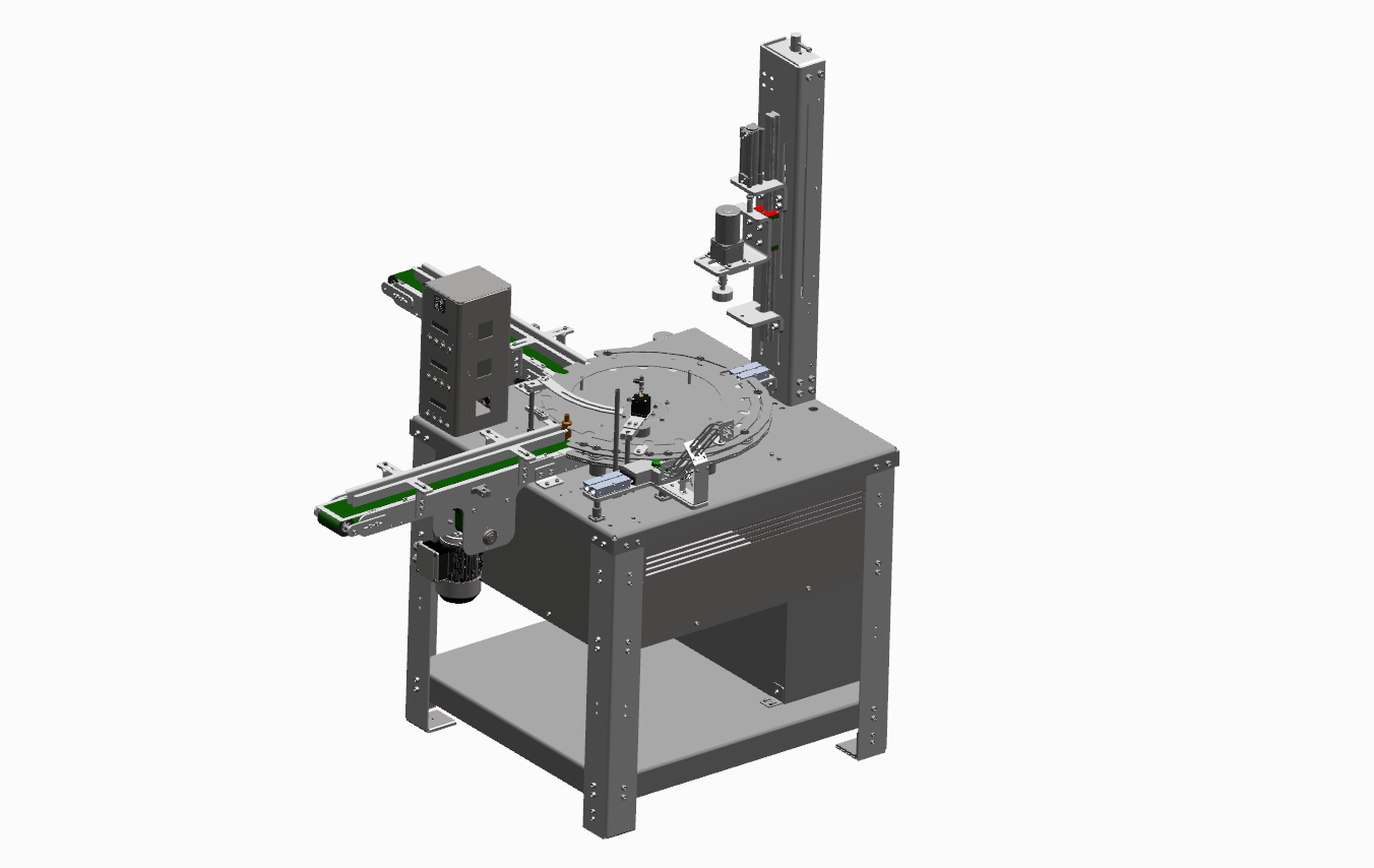 Pouring machine with automatic capper