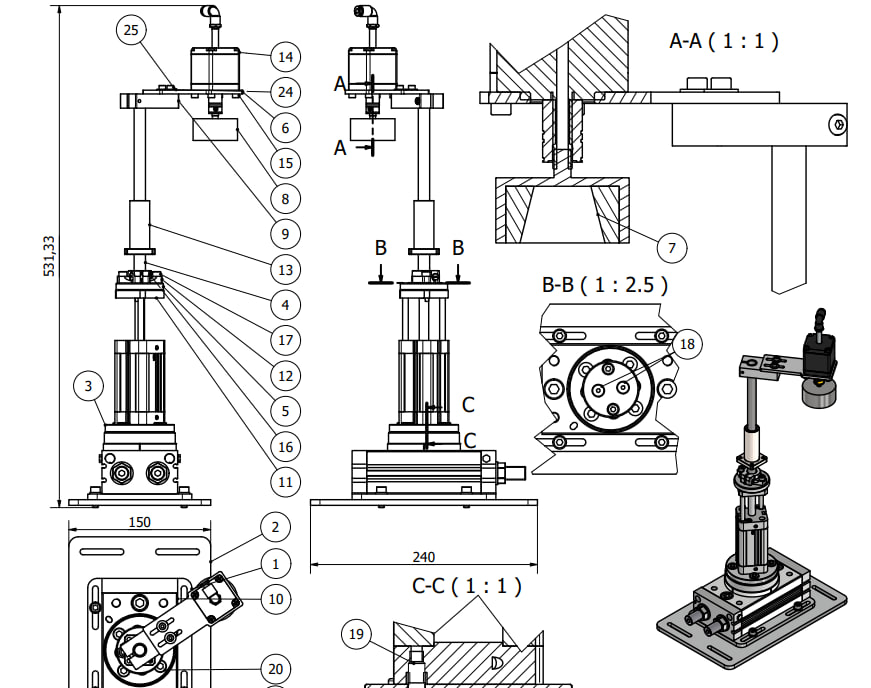 Modification of machines and production lines